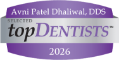 Avni Patel Dhaliwal DDS Selected Top Dentists 2026